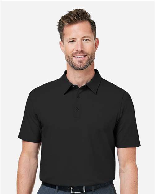 Devon & Jones Men's Raleigh Stretch Polo - DG120 Black