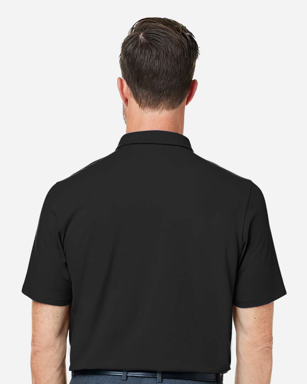 Devon & Jones Men's Raleigh Stretch Polo - DG120 Black