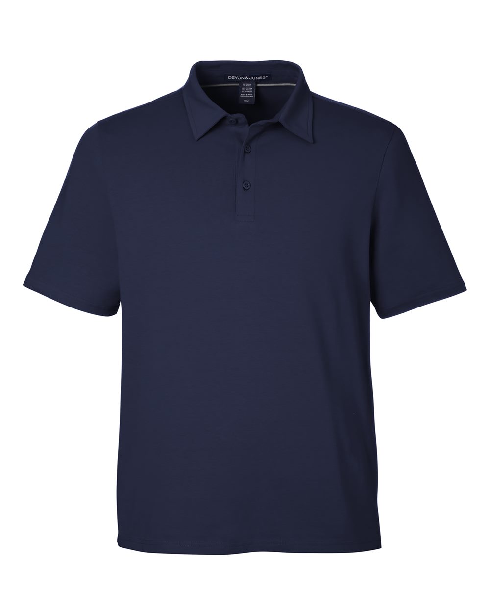 Devon & Jones Men's Raleigh Stretch Polo - DG120 Navy