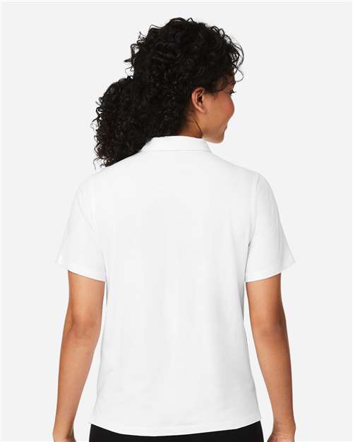 Devon & Jones Women's Raleigh Stretch Polo - DG120W White