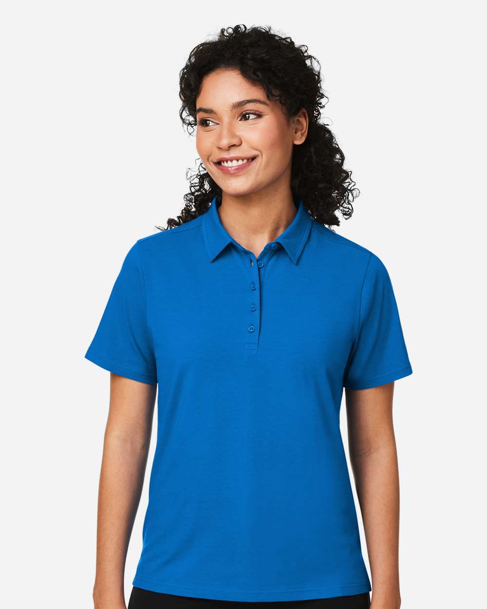 Devon & Jones Women's Raleigh Stretch Polo - DG120W French Blue