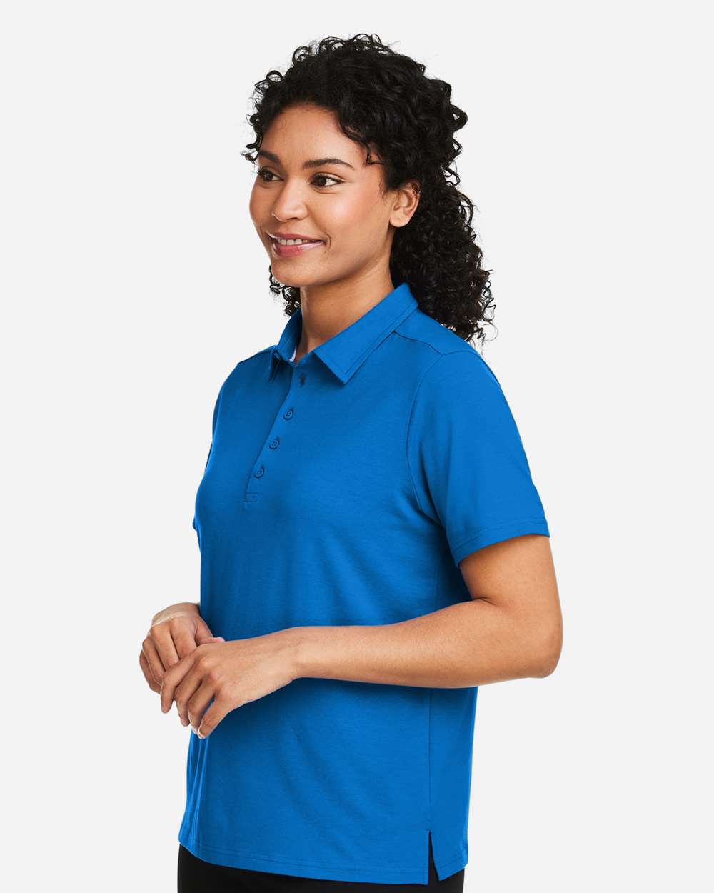 Devon & Jones Women's Raleigh Stretch Polo - DG120W French Blue