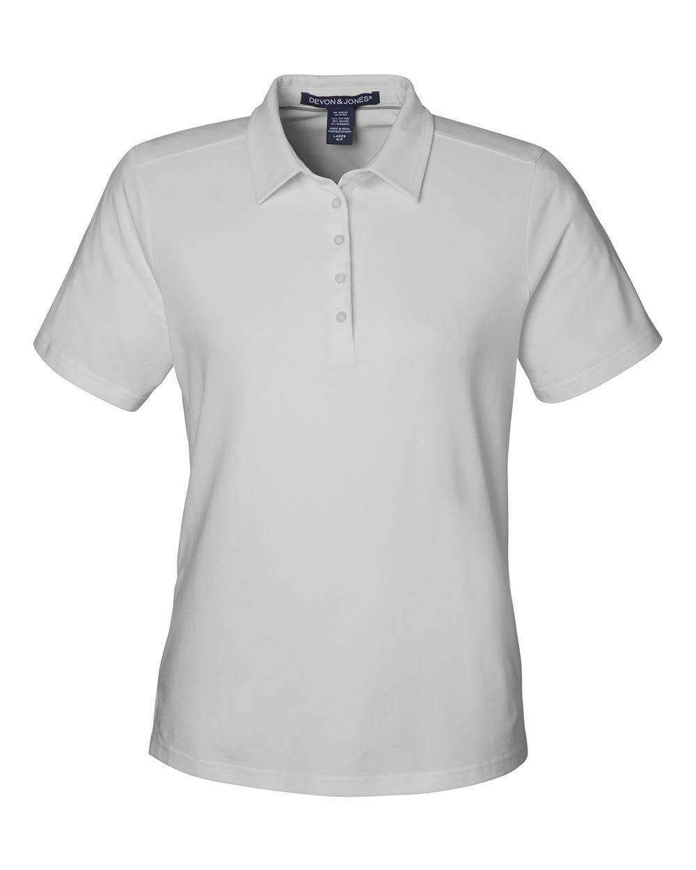 Devon & Jones Women's Raleigh Stretch Polo - DG120W Grey