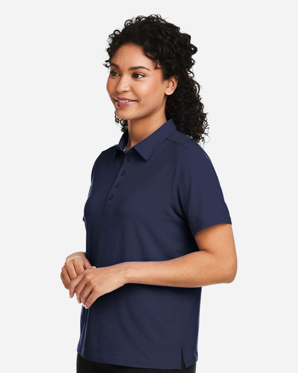 Devon & Jones Women's Raleigh Stretch Polo - DG120W Navy