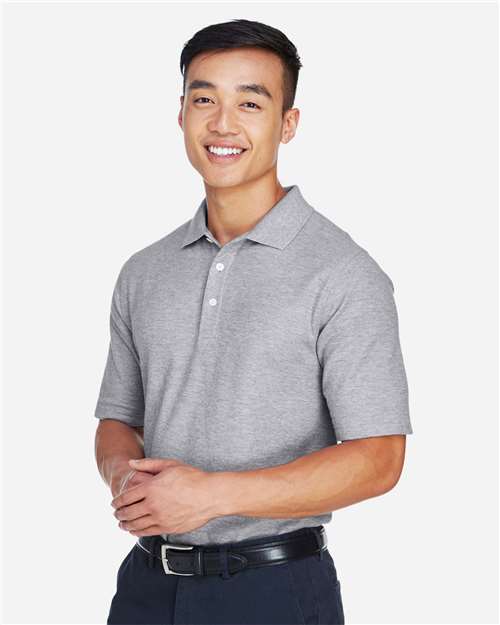 Devon & Jones Men's DRYTEC20™ Performance Polo - DG150 Grey Heather