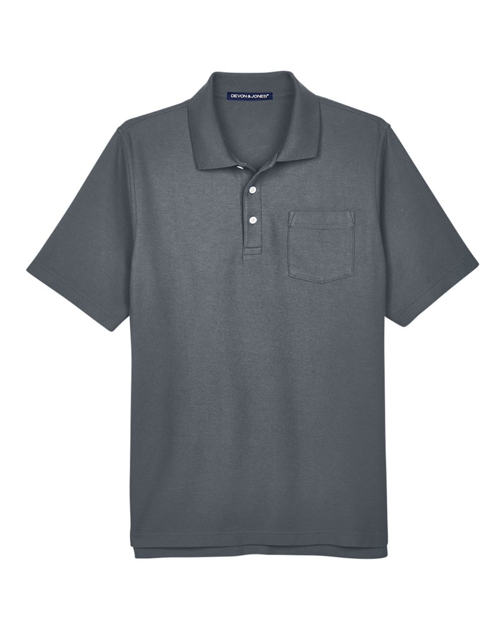 Devon & Jones Men's DRYTEC20™ Performance Pocket Polo - DG150P Graphite
