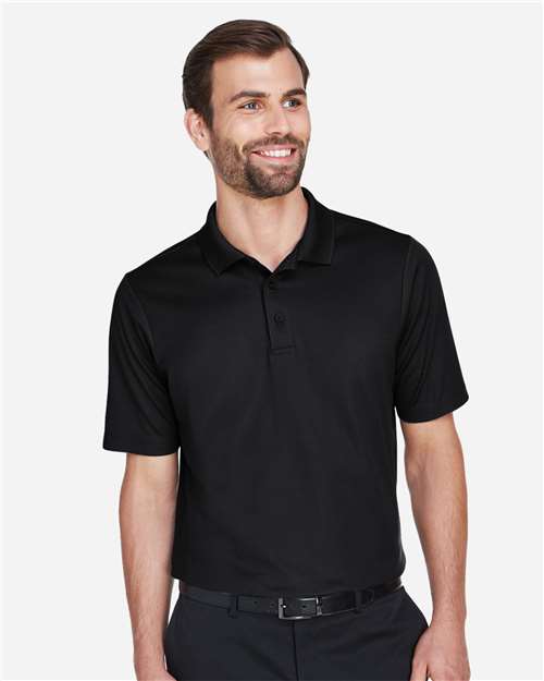 Devon & Jones Men's CrownLux Performance® Plaited Polo - DG20 Black