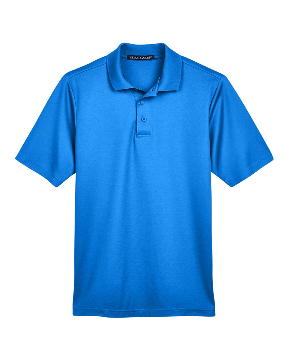 Devon & Jones Men's CrownLux Performance® Plaited Polo - DG20 French Blue