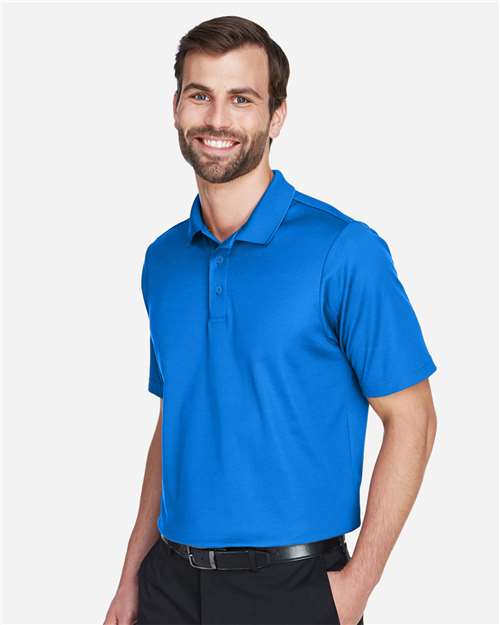 Devon & Jones Men's CrownLux Performance® Plaited Polo - DG20 French Blue