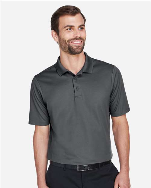 Devon & Jones Men's CrownLux Performance® Plaited Polo - DG20 Graphite