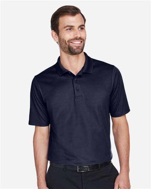 Devon & Jones Men's CrownLux Performance® Plaited Polo - DG20 Navy