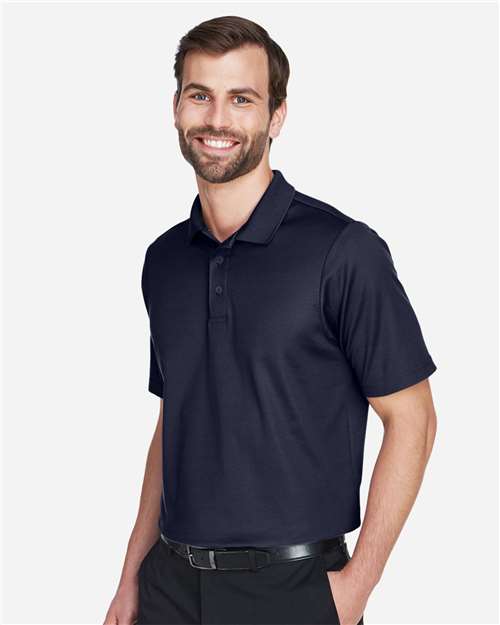 Devon & Jones Men's CrownLux Performance® Plaited Polo - DG20 Navy