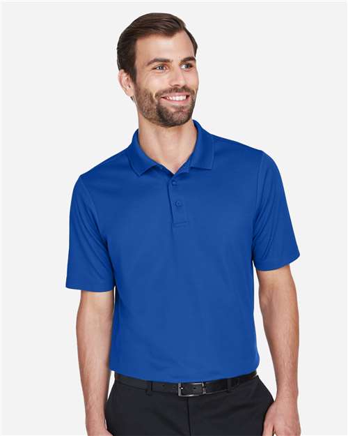Devon & Jones Men's CrownLux Performance® Plaited Polo - DG20 True Royal