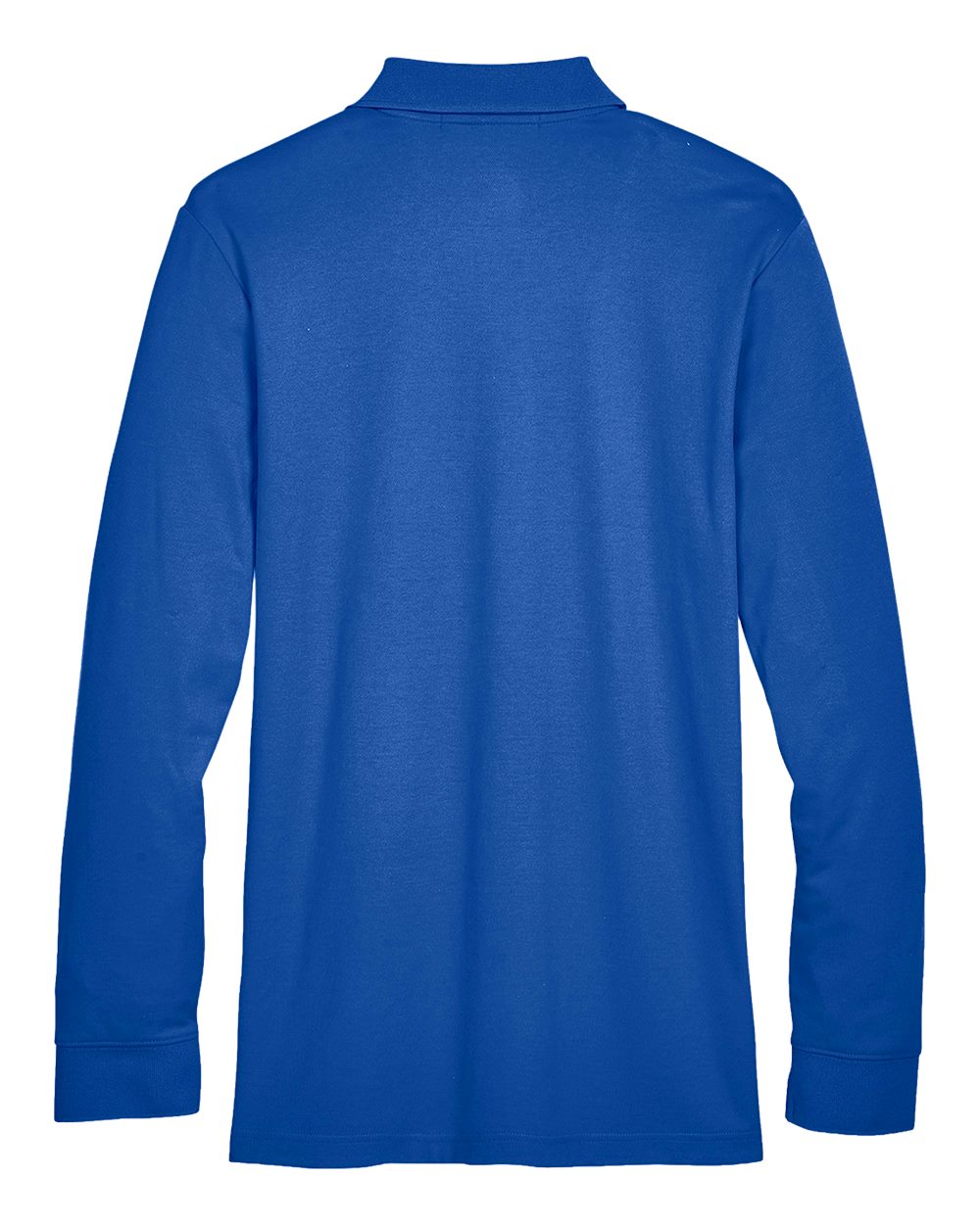 Devon & Jones Men's CrownLux Performance® Plaited Long Sleeve Polo - DG20L True Royal