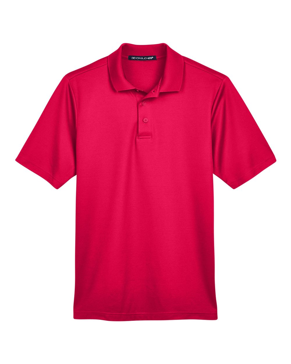 Devon & Jones Men's Tall CrownLux Performance® Plaited Polo - DG20T Red