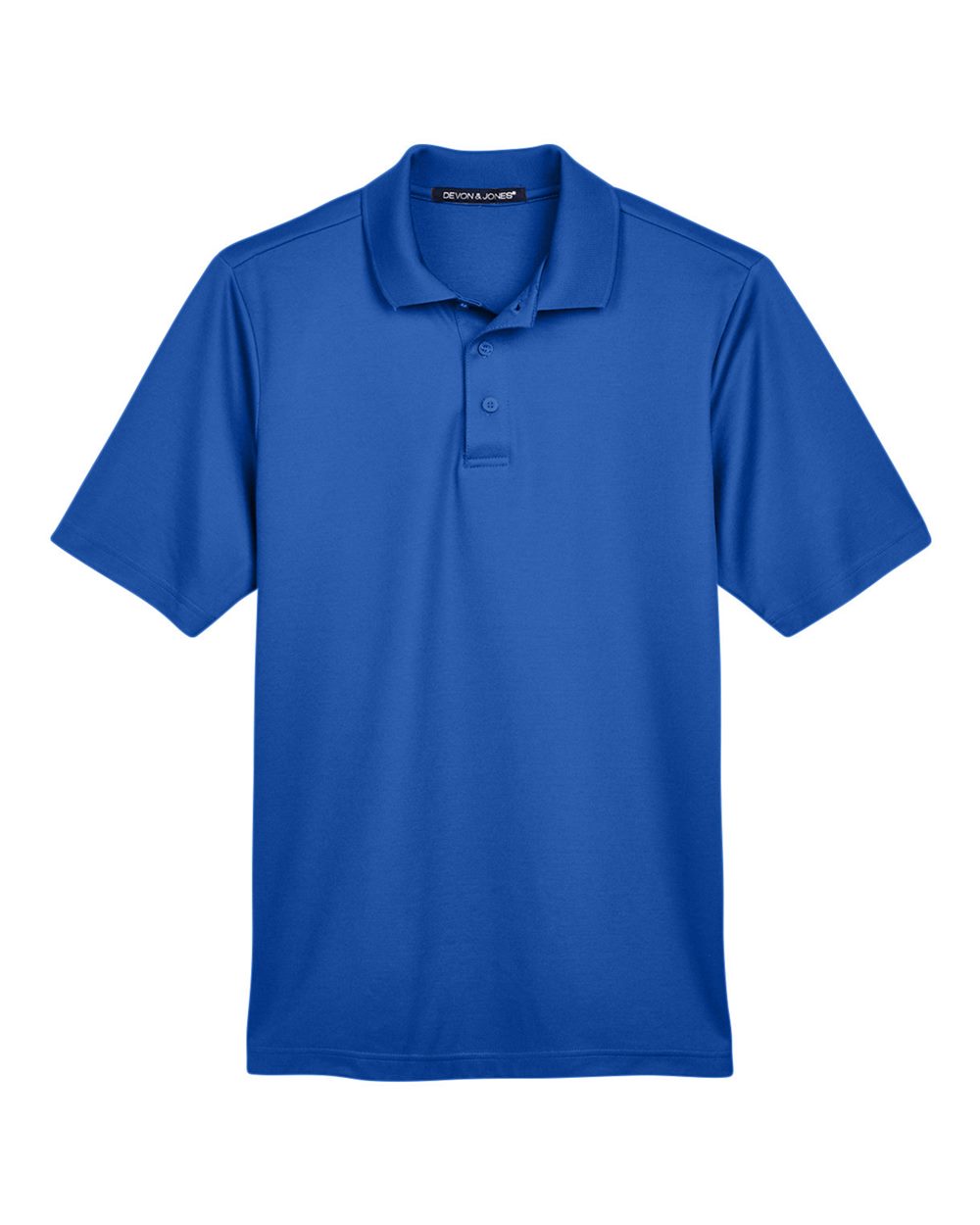 Devon & Jones Men's Tall CrownLux Performance® Plaited Polo - DG20T True Royal