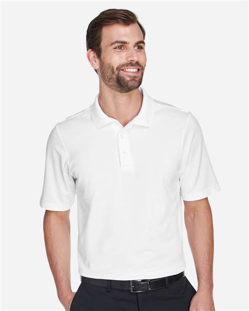 Devon & Jones Men's Tall CrownLux Performance® Plaited Polo - DG20T White