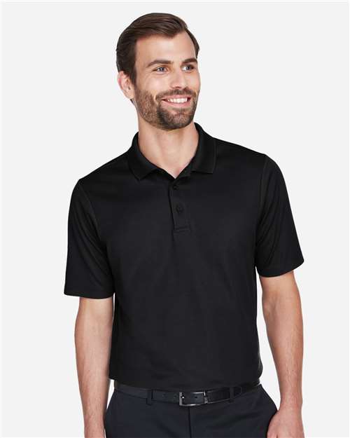 Devon & Jones Men's Tall CrownLux Performance® Plaited Polo - DG20T Black