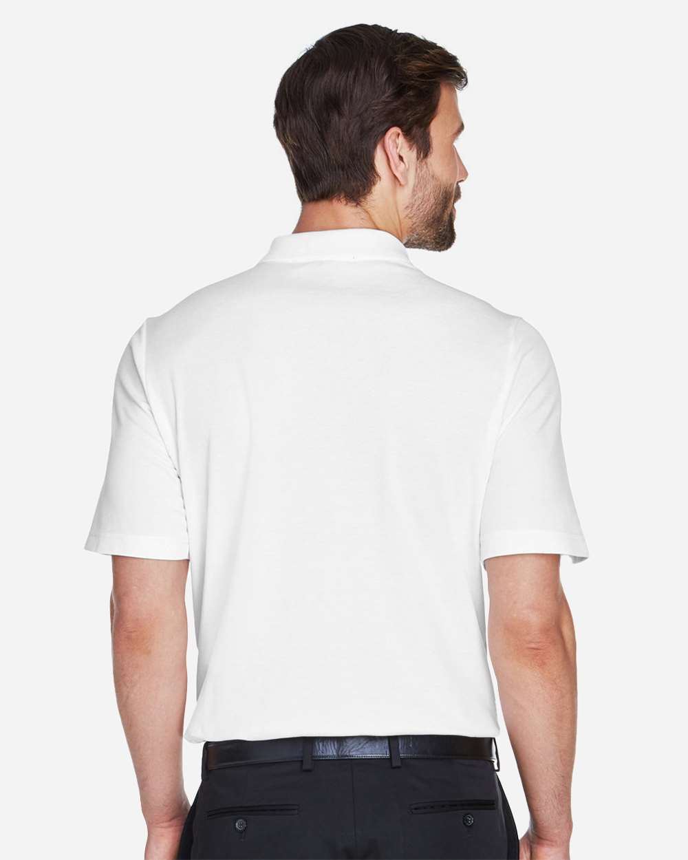 Devon & Jones Men's Tall CrownLux Performance® Plaited Polo - DG20T White