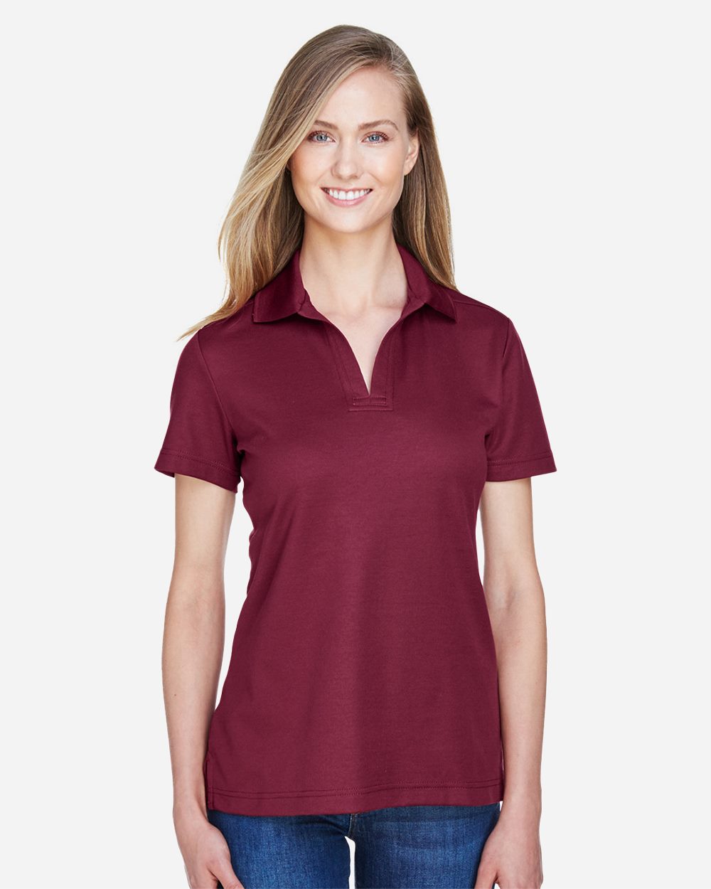 Devon & Jones Women's CrownLux Performance® Plaited Polo - DG20W
