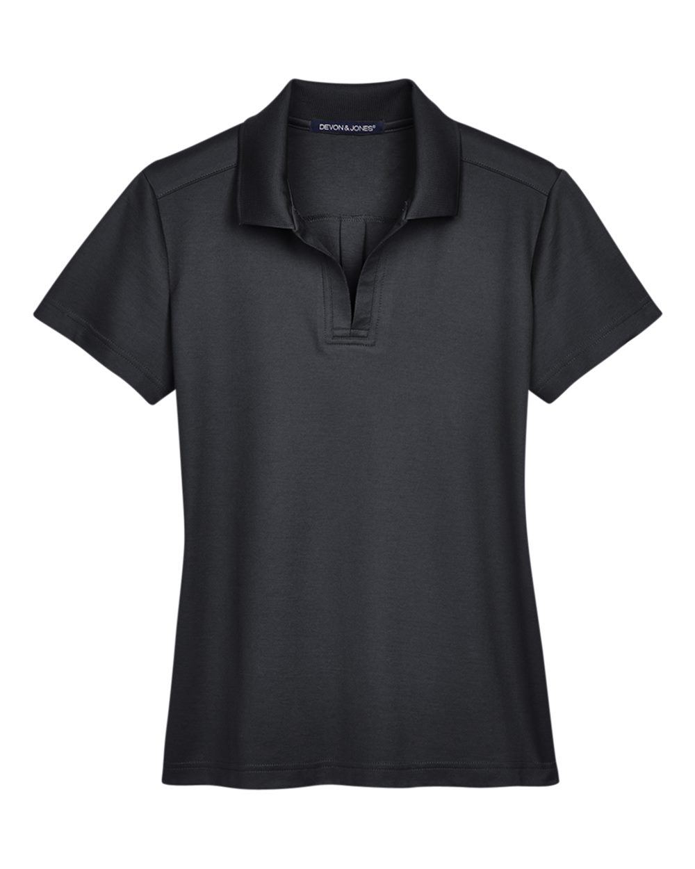 Devon & Jones Women's CrownLux Performance® Plaited Polo - DG20W Black