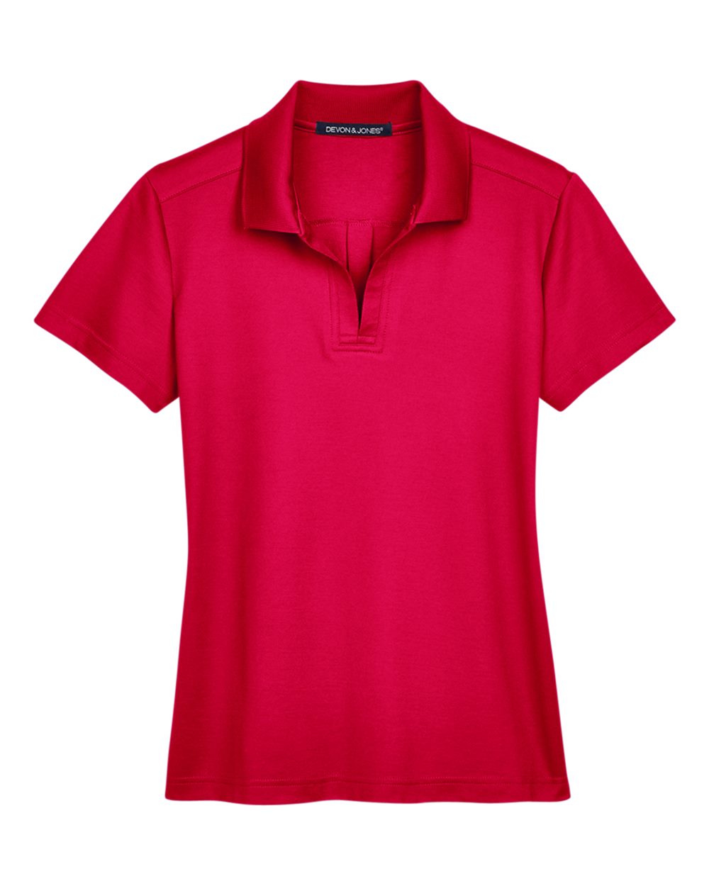 Devon & Jones Women's CrownLux Performance® Plaited Polo - DG20W Red