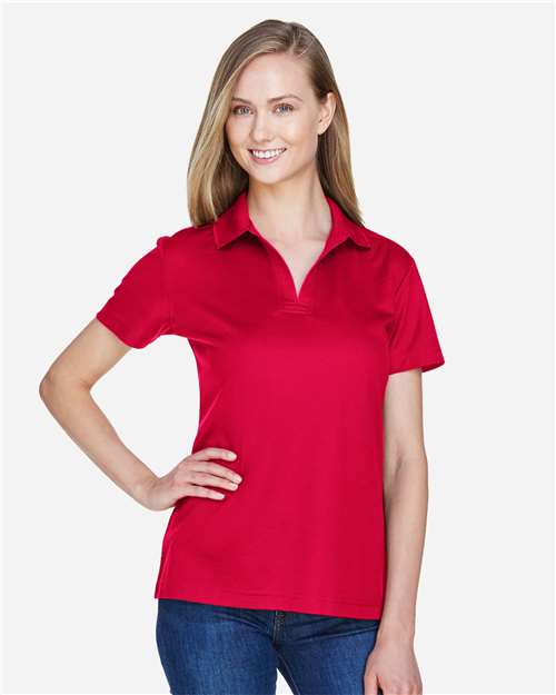 Devon & Jones Women's CrownLux Performance® Plaited Polo - DG20W Red