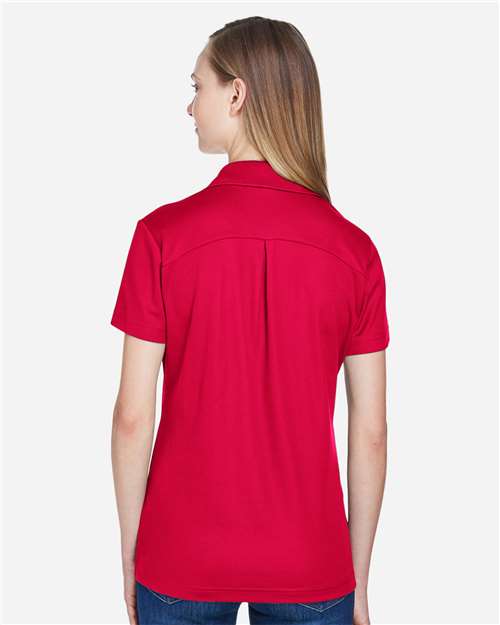 Devon & Jones Women's CrownLux Performance® Plaited Polo - DG20W Red