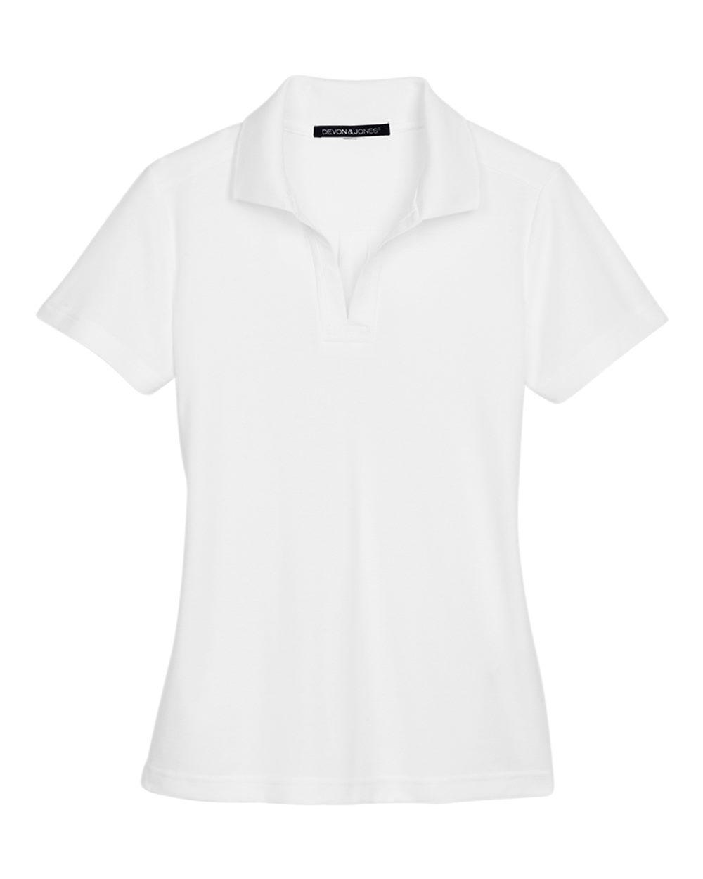 Devon & Jones Women's CrownLux Performance® Plaited Polo - DG20W White