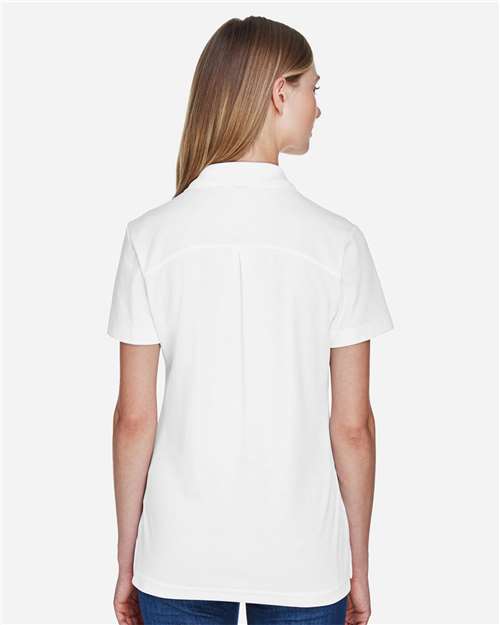 Devon & Jones Women's CrownLux Performance® Plaited Polo - DG20W White