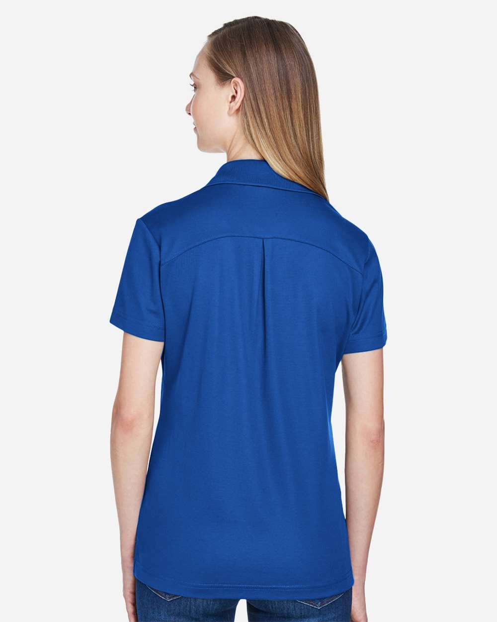 Devon & Jones Women's CrownLux Performance® Plaited Polo - DG20W True Royal