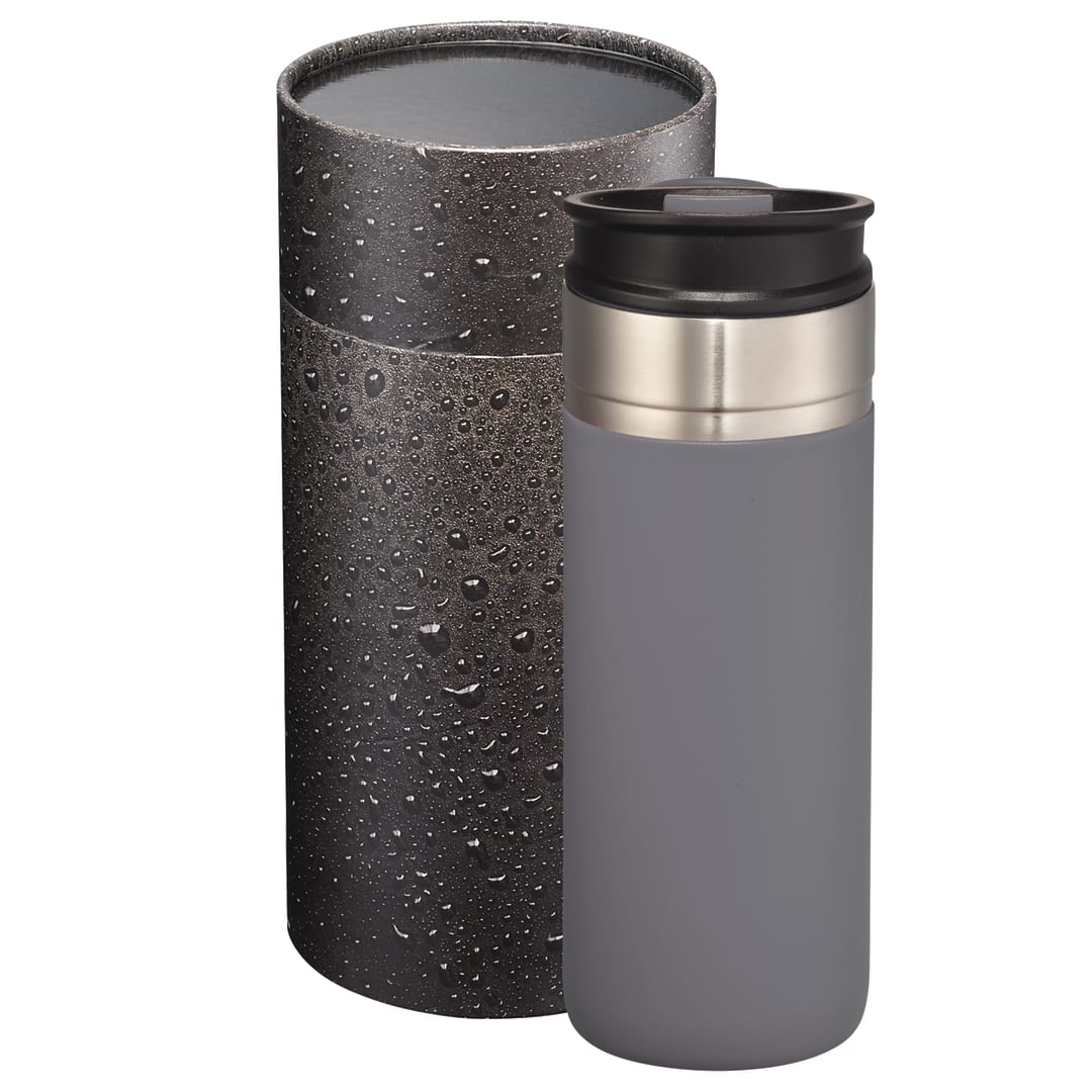 Vector Leak Proof Tumbler 18oz w/ Cylindrical Box - 1626-92 Gray