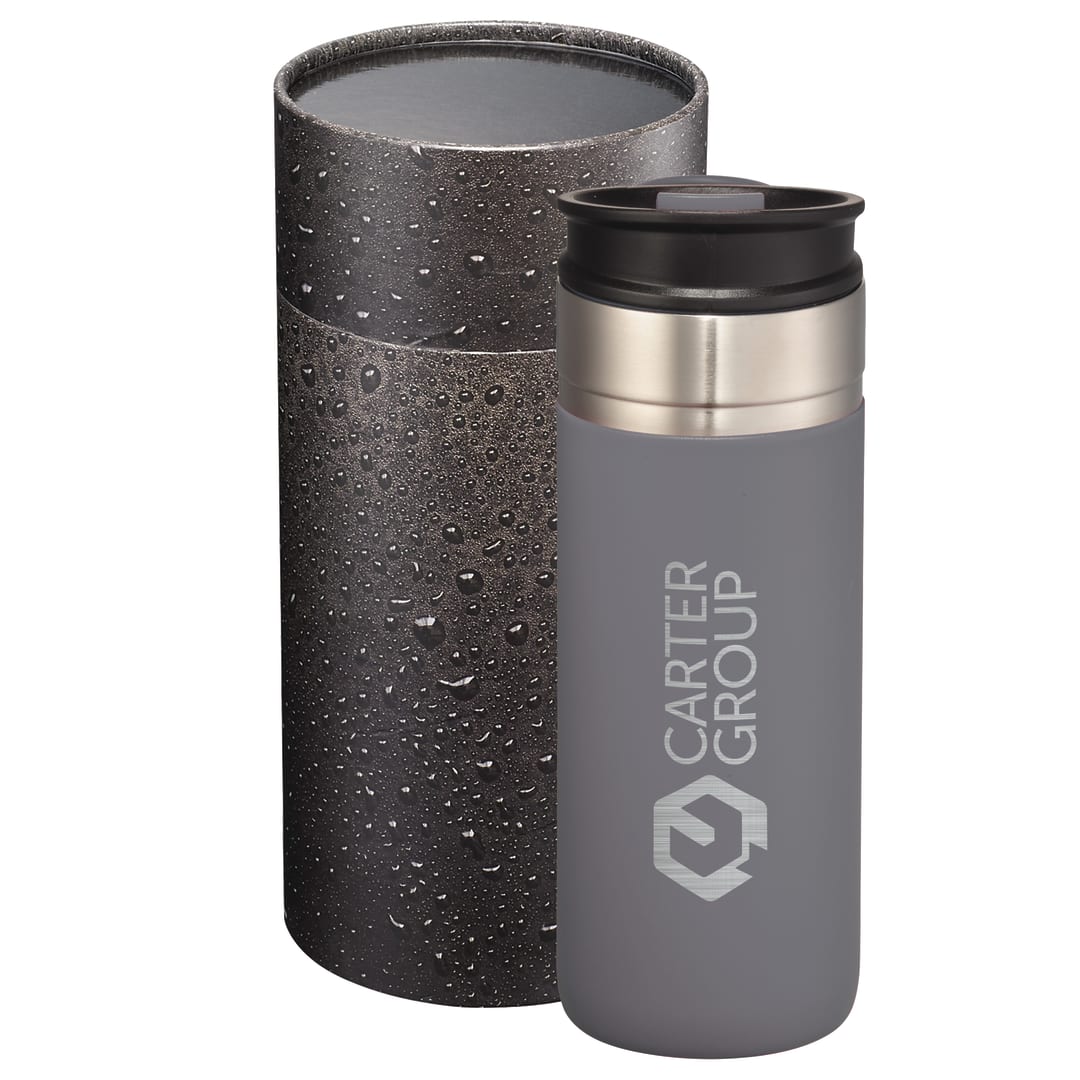 Vector Leak Proof Tumbler 18oz w/ Cylindrical Box - 1626-92 Gray