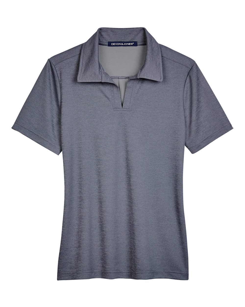 Devon & Jones Women's CrownLux Performance® Address Melange Polo - DG22W Navy Heather