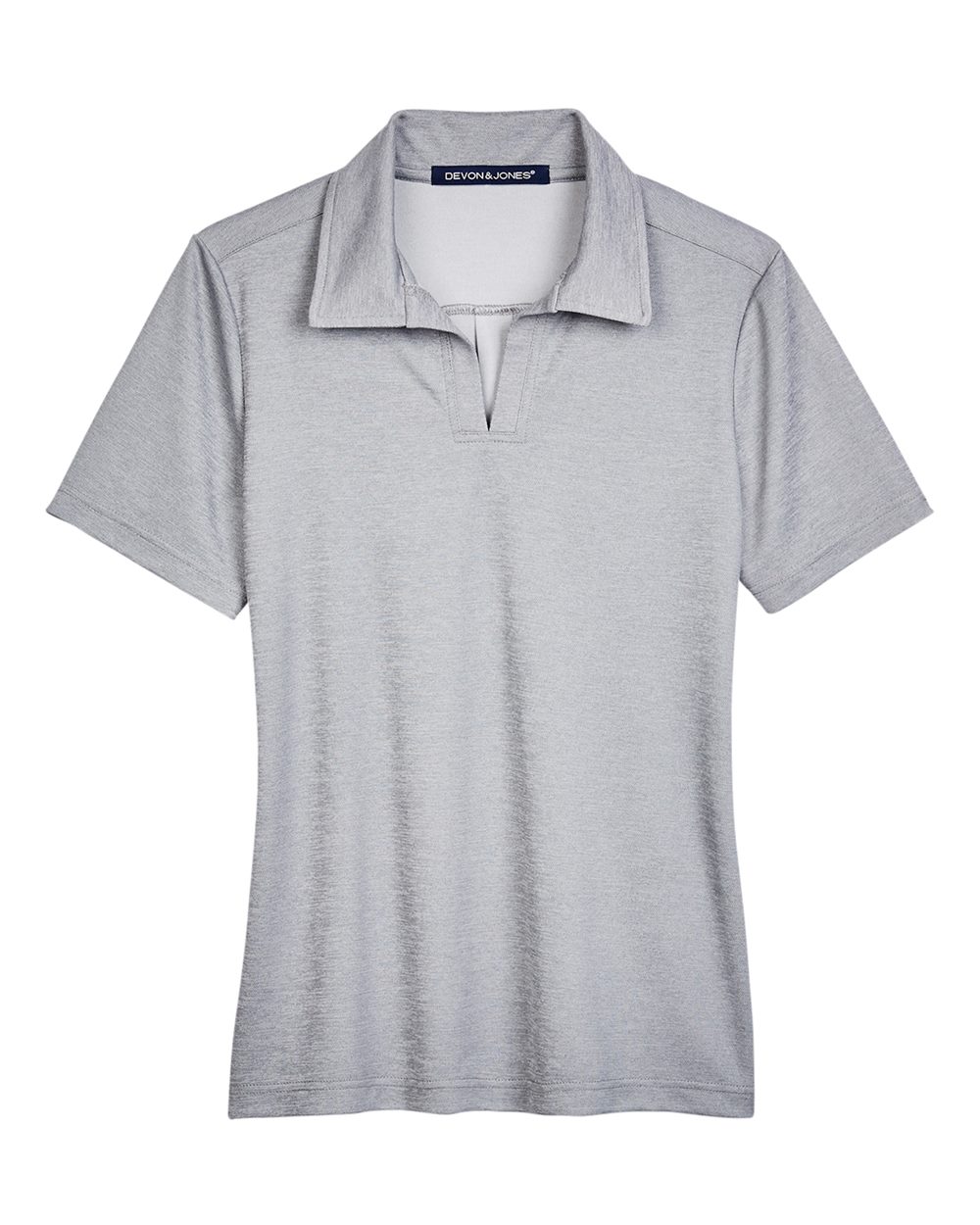 Devon & Jones Women's CrownLux Performance® Address Melange Polo - DG22W Grey Melange