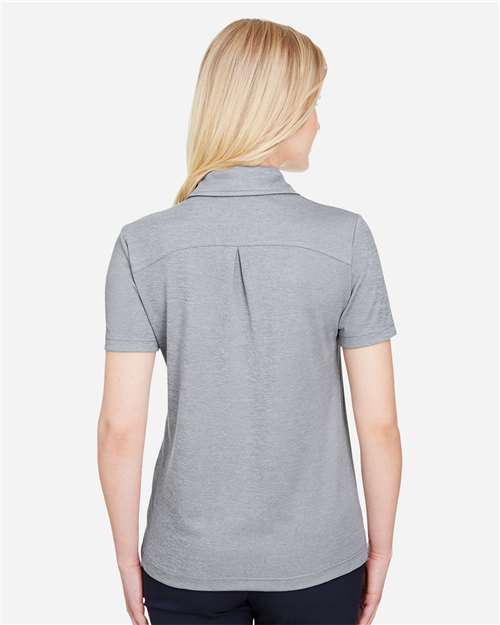 Devon & Jones Women's CrownLux Performance® Address Melange Polo - DG22W Grey Melange