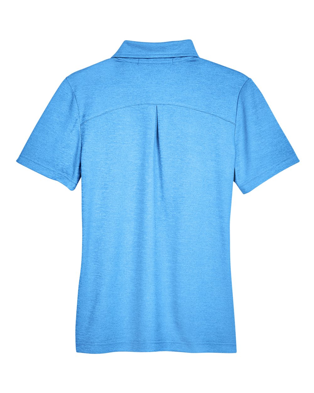 Devon & Jones Women's CrownLux Performance® Address Melange Polo - DG22W Ocean Blue Melange