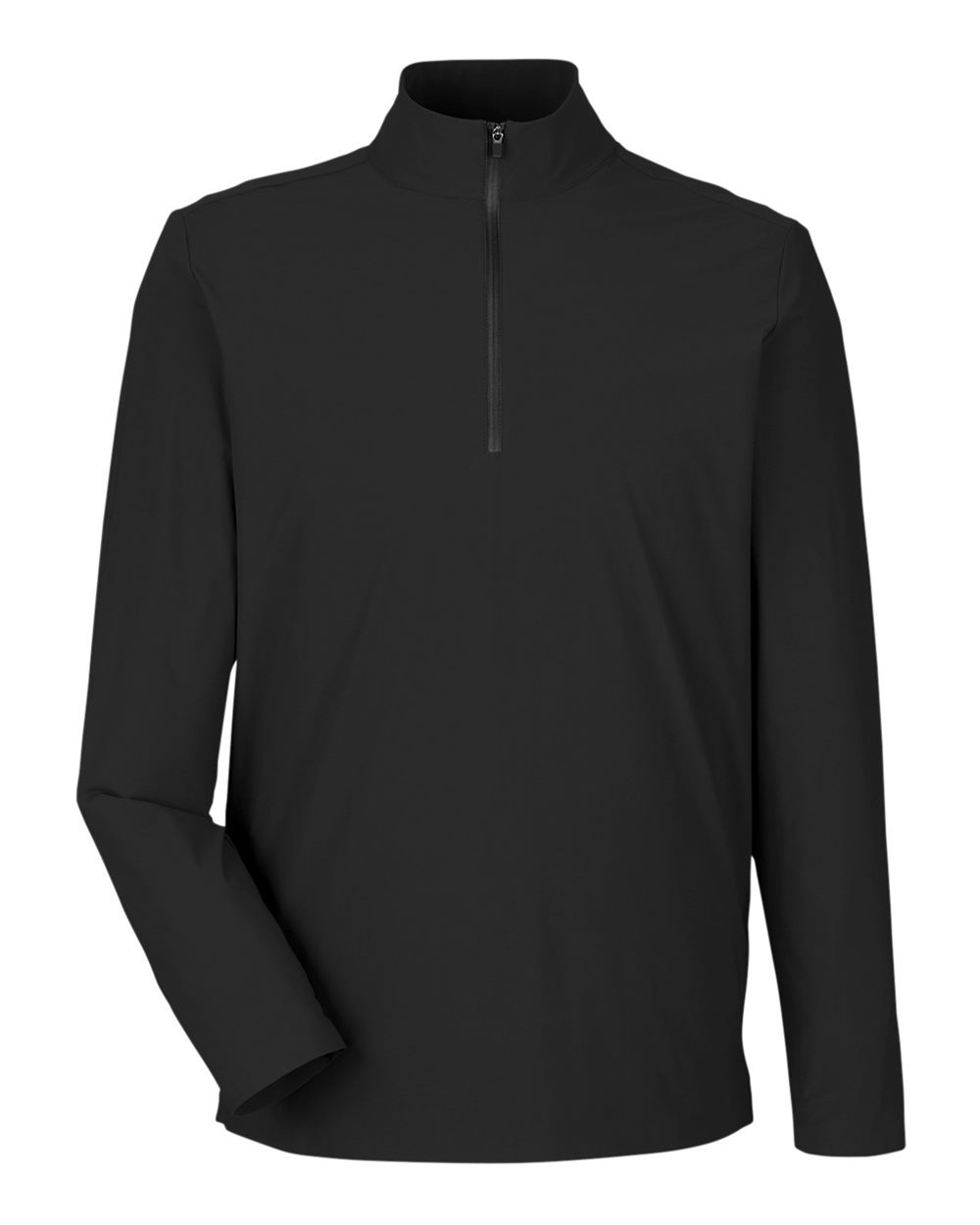 Devon & Jones Men's CrownLux Performance® Windsor Welded Quarter-Zip Pullover - DG410 Black