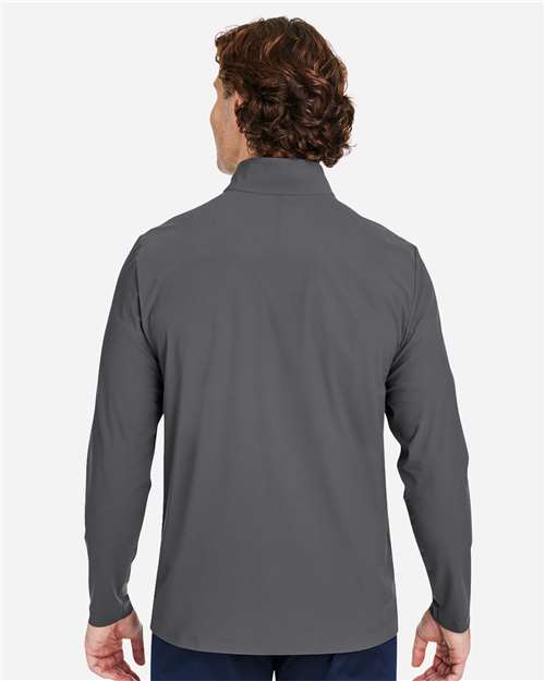 Devon & Jones Men's CrownLux Performance® Windsor Welded Quarter-Zip Pullover - DG410 Graphite