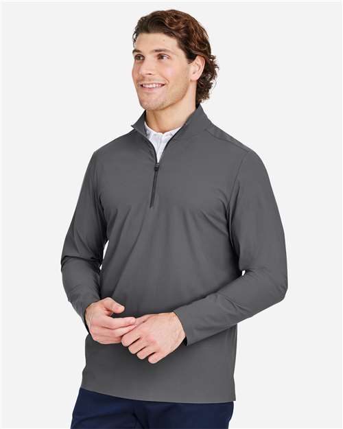 Devon & Jones Men's CrownLux Performance® Windsor Welded Quarter-Zip Pullover - DG410 Graphite