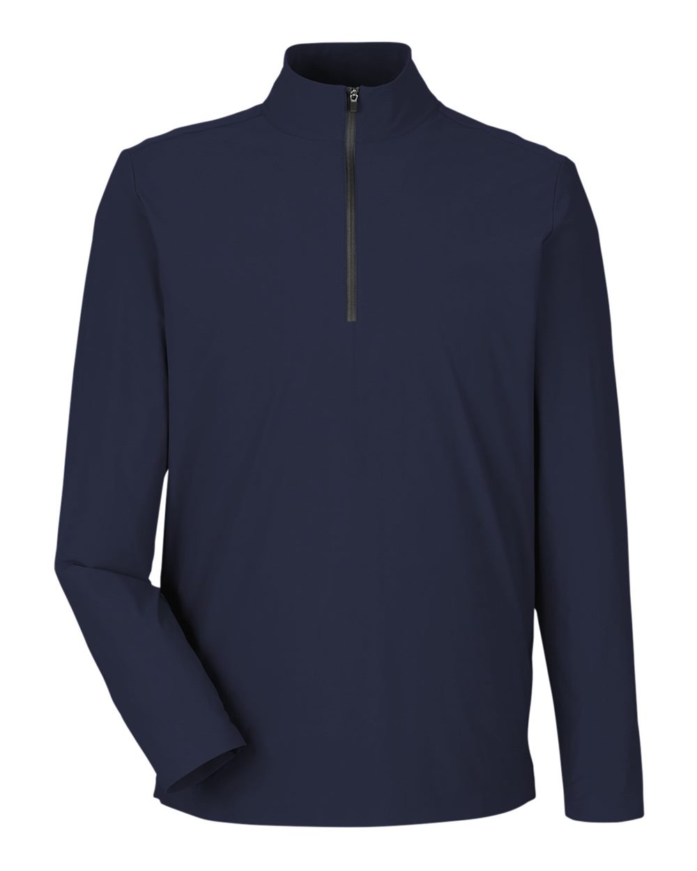 Devon & Jones Men's CrownLux Performance® Windsor Welded Quarter-Zip Pullover - DG410 Navy