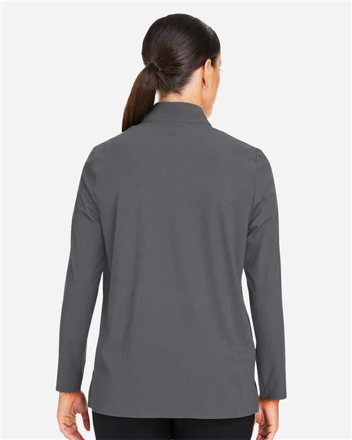 Devon & Jones Women's CrownLux Performance® Windsor Welded Quarter-Zip Pullover - DG410W Graphite