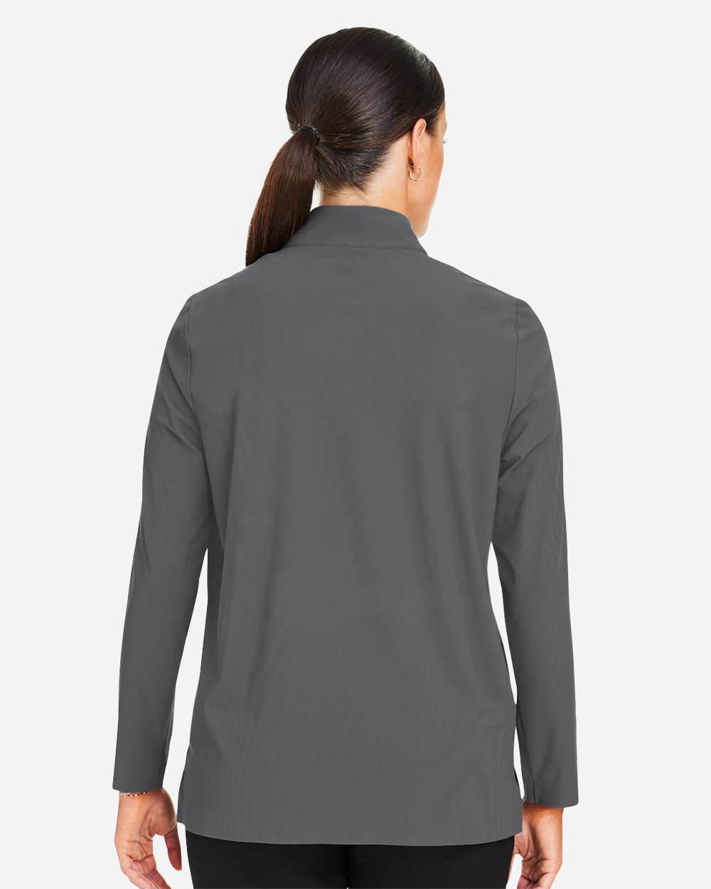 Devon & Jones Women's CrownLux Performance® Windsor Welded Quarter-Zip Pullover - DG410W Graphite