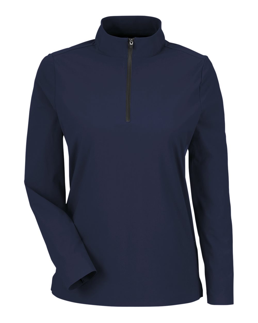 Devon & Jones Women's CrownLux Performance® Windsor Welded Quarter-Zip Pullover - DG410W Navy
