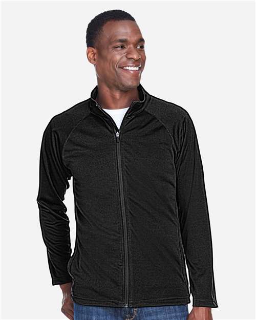 Devon & Jones Men's Stretch Tech-Shell® Compass Full-Zip Jacket - DG420 Black