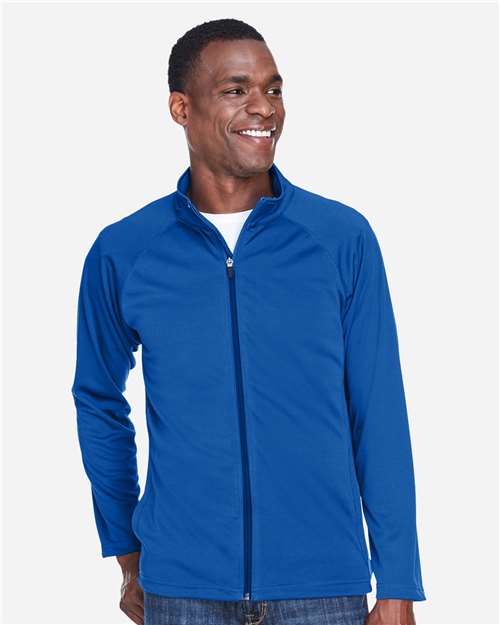 Devon & Jones Men's Stretch Tech-Shell® Compass Full-Zip Jacket - DG420 True Royal