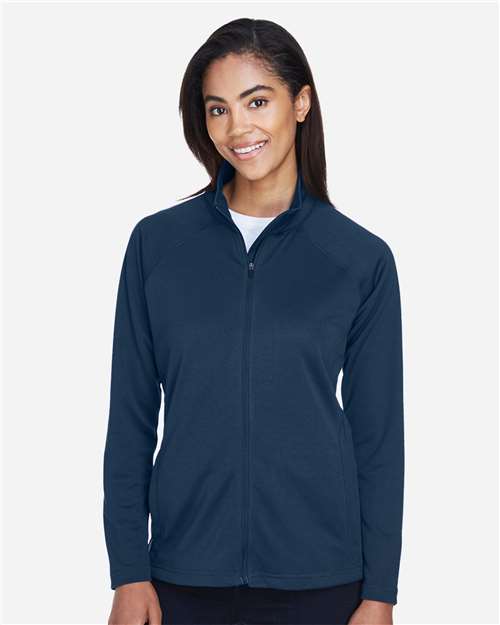 Devon & Jones Women's Stretch Tech-Shell® Compass Full-Zip Jacket - DG420W Navy