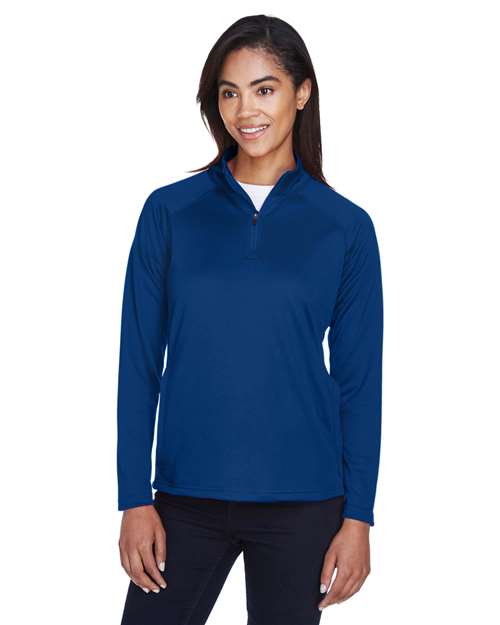 Devon & Jones Women's Stretch Tech-Shell® Compass Quarter-Zip Pullover - DG440W True Royal