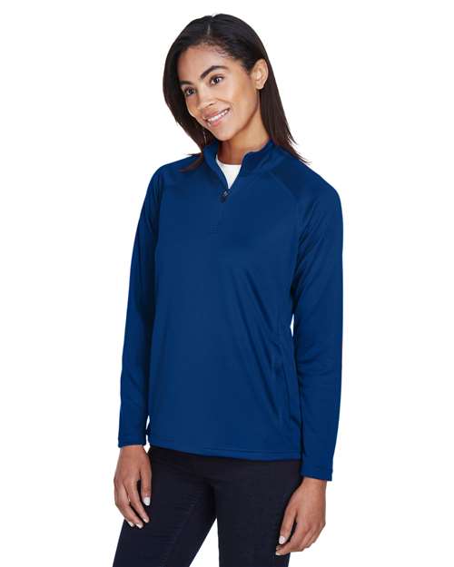 Devon & Jones Women's Stretch Tech-Shell® Compass Quarter-Zip Pullover - DG440W True Royal
