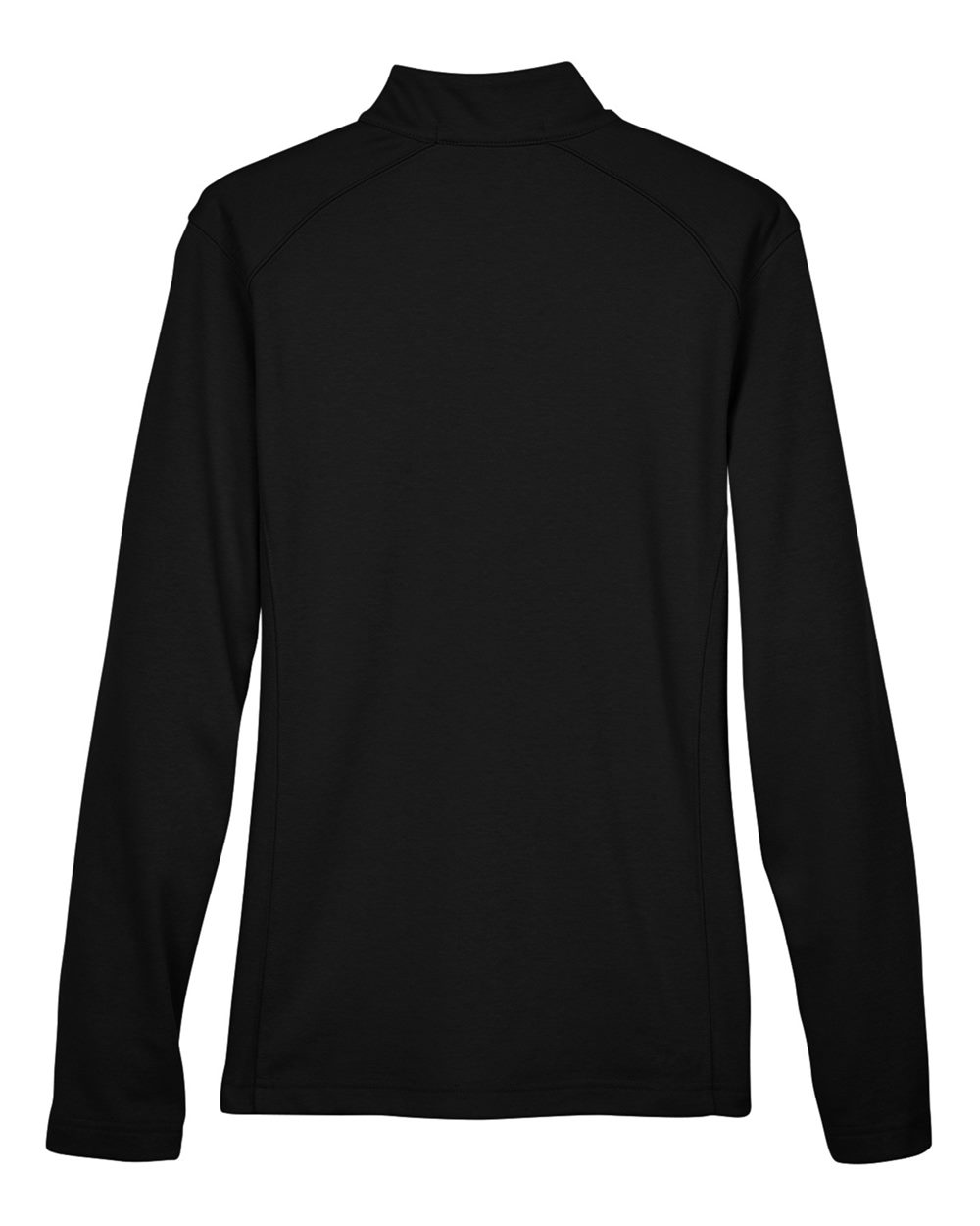 Devon & Jones Women's DRYTEC20™ Performance Quarter-Zip Pullover - DG479W Black- Grey Heather- Graphite